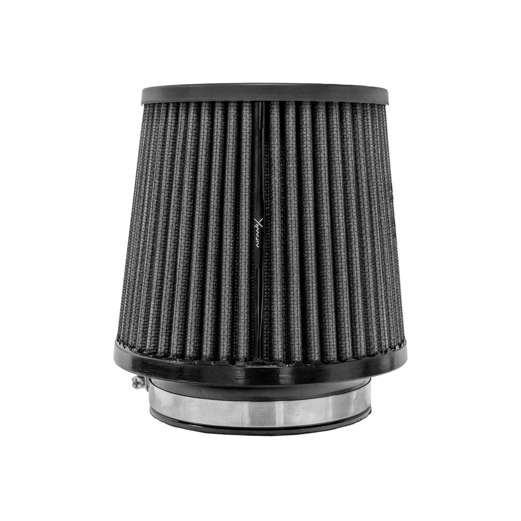 Pipercross AirMax Pleated Rubber Neck Air Filter (4" N, 6" B, 6.3" H) - AM001