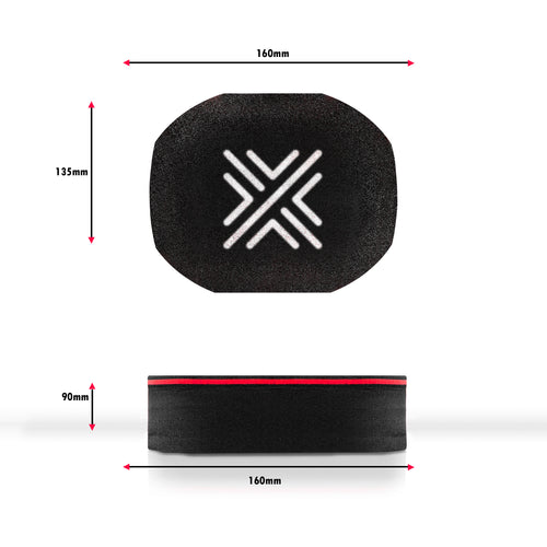 Pipercross Competition Car Air Filter Height 90mm  Length 160mm Width 130mm - C4006