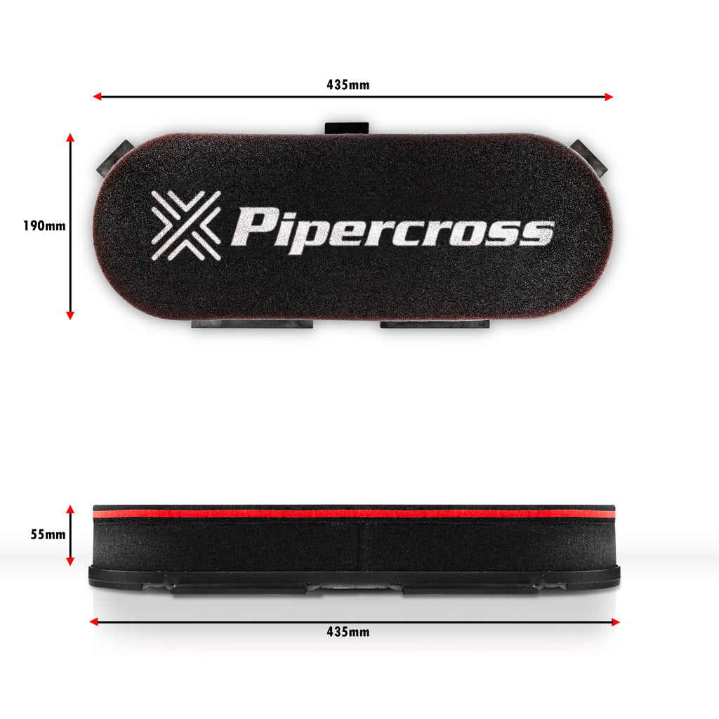 Pipercross Competition Car Air Filter External Height 55mm / Internal Diameter 40mm - C6002
