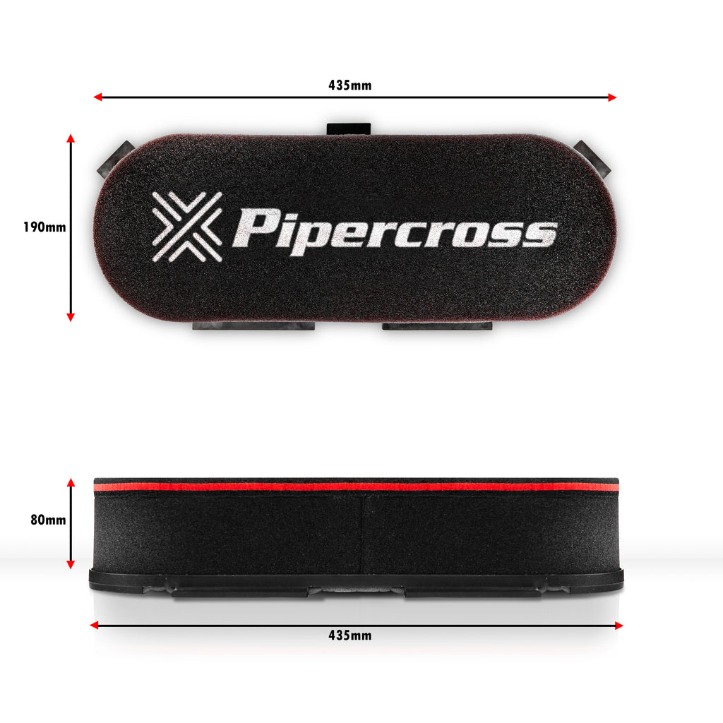 Pipercross Competition Car Air Filter External Height 80mm / Internal Diameter 65mm -C6003
