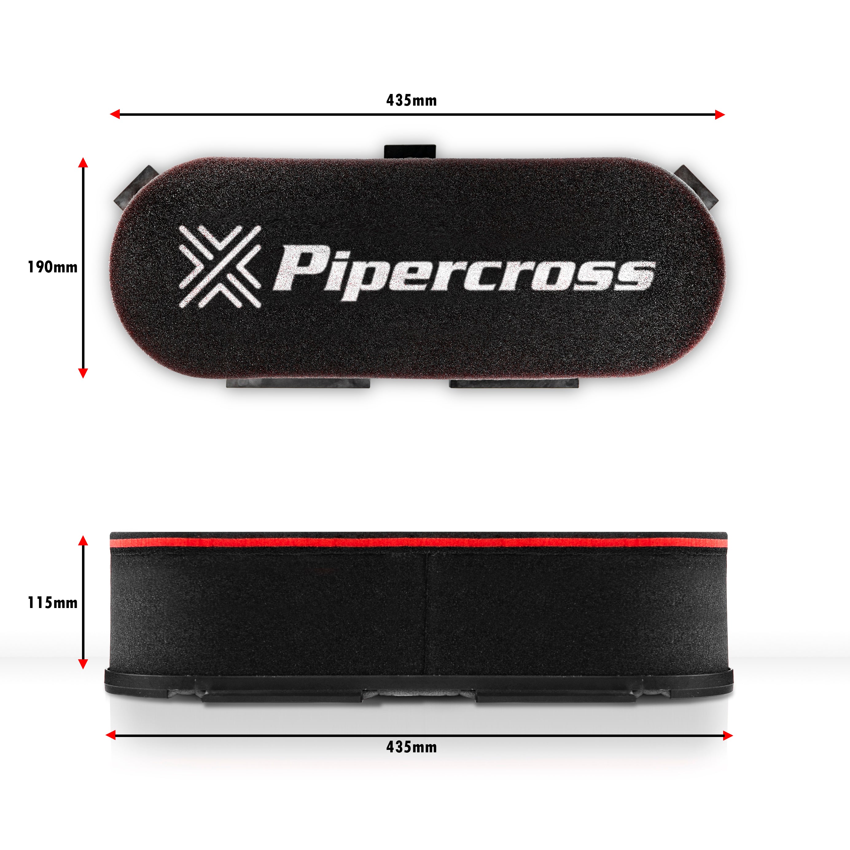 Pipercross Competition Air Filter C6004 External Height 115mm Internal Height 100mm - C6004