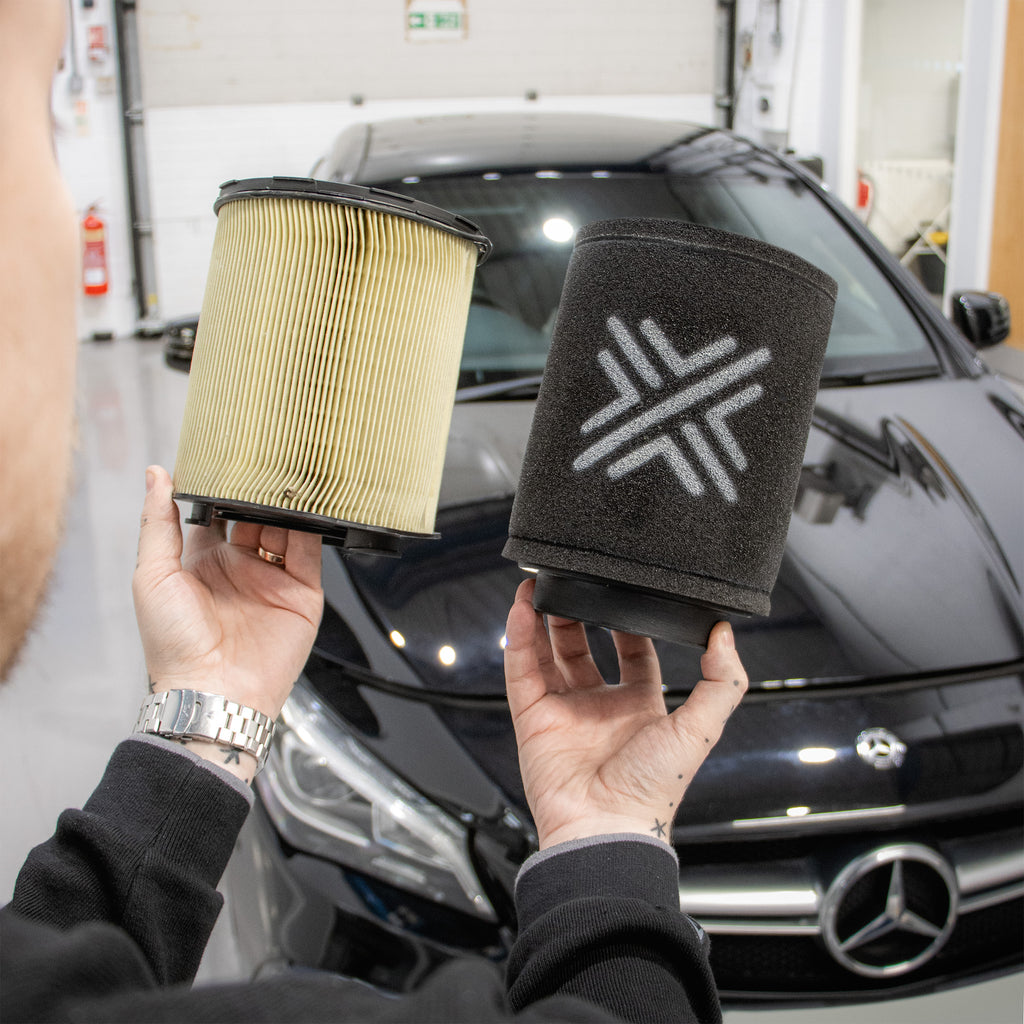 Pipercross Cylindrical Air Filter Kit for Mercedes A45 AMG - PX1974
