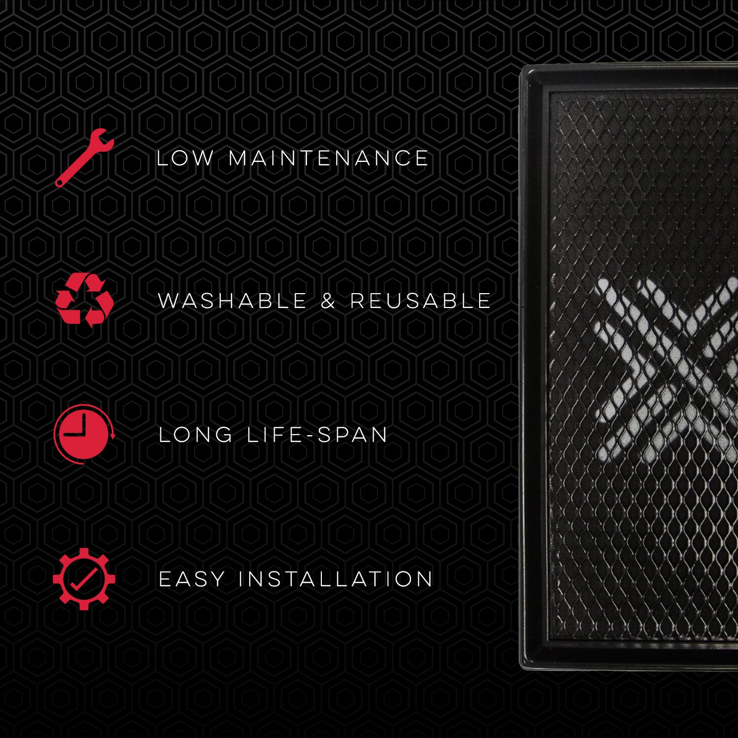 Pipercross Performance Panel Air Filter for Subaru, INFINITI, Nissan, Suzuki - PP1128